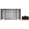 SET two-part | with 20 construction fences and accessories | on transport pallets | Mobile fence ,,Cloud